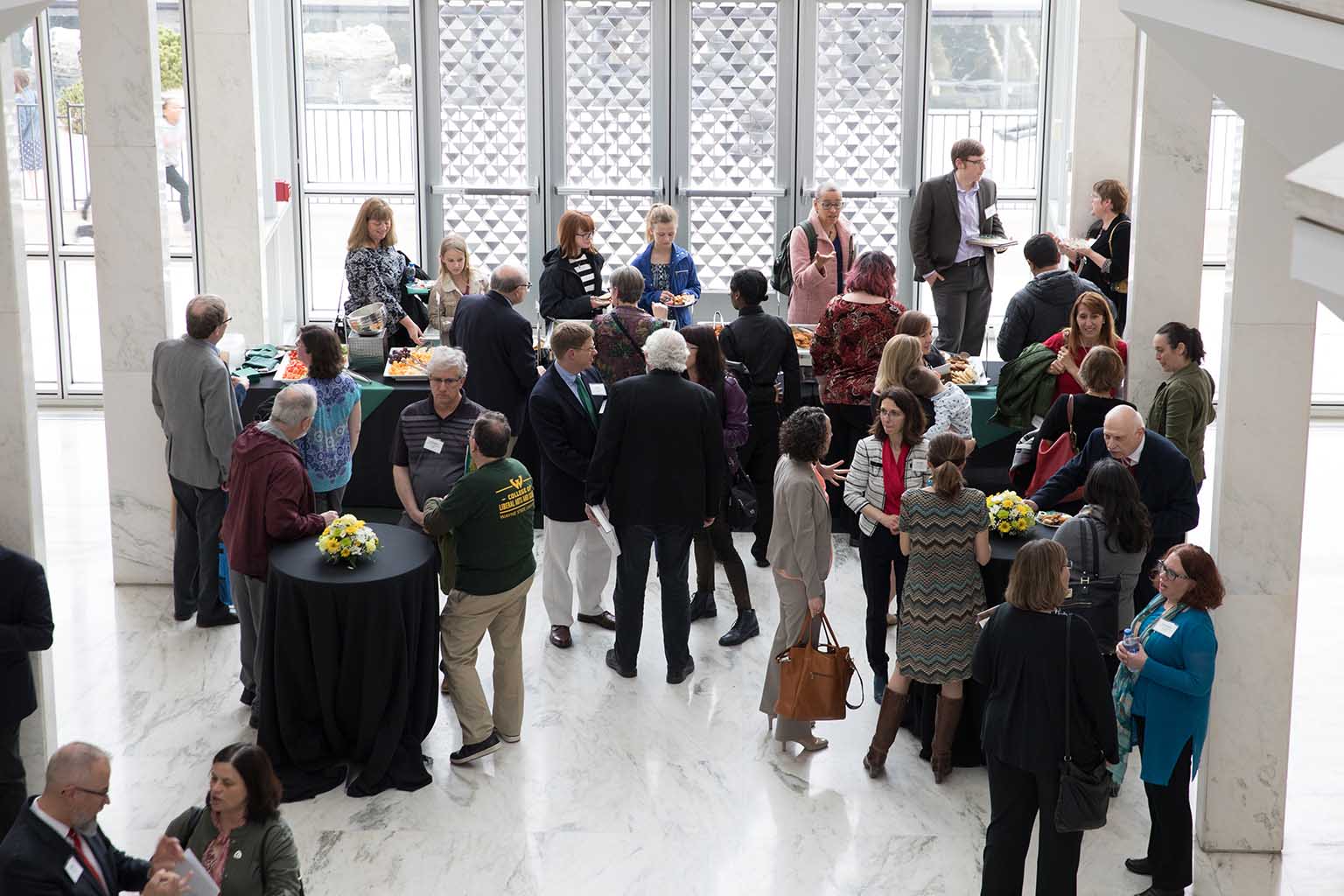 Guests at the 2019 Academic Recognition Ceremony Reception