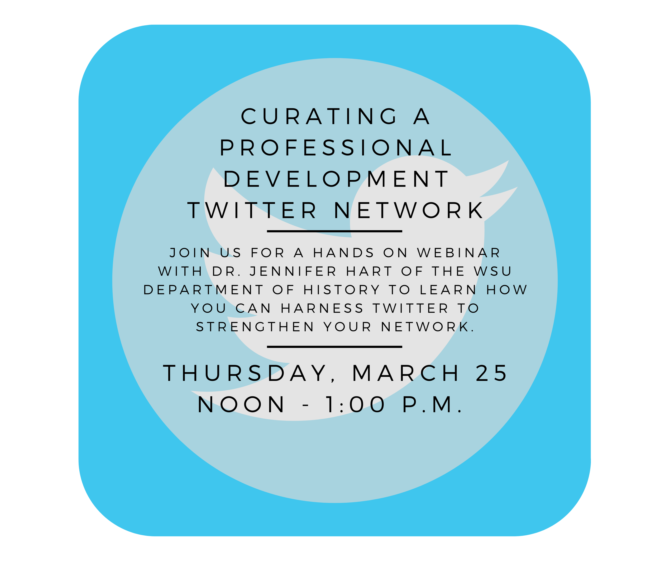 Curating a Professional Development Twitter Network